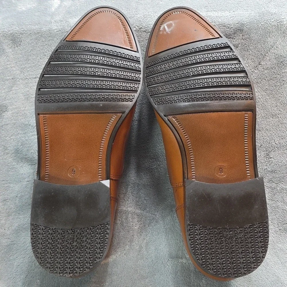 Vintage Giorgio‎ Brutini CAPTOE LEATHER OXFORD DRESS SHOES W/ BROGUE...